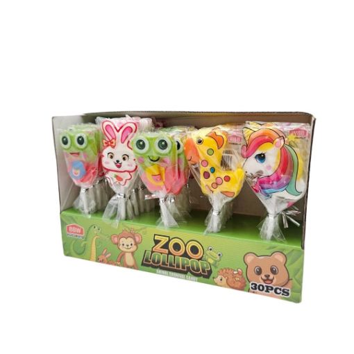 Imagen de PALETA ANIMALITOS ZOO LOLLIPOP 20/30**