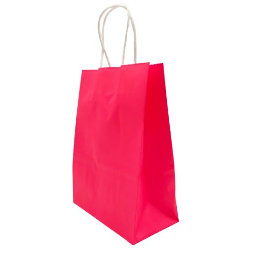 Imagen de BOLSA PAPEL 15X21X8CM FUCSIA 12/1 .**