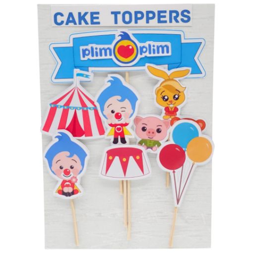 Imagen de CAKE TOPPER MOTIVO PLIM PLIM 1/6 **