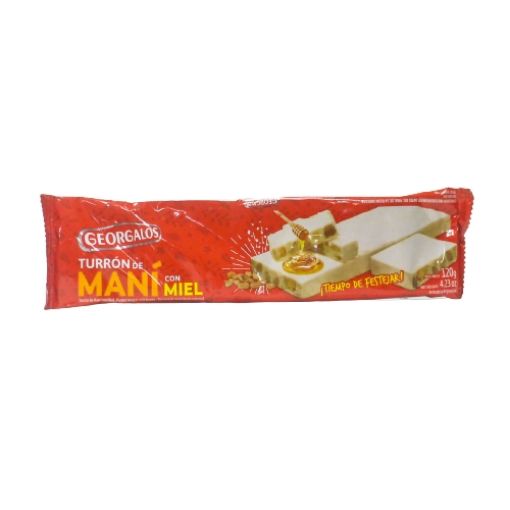 Imagen de TURRON CON MIEL GEORGALO 24/120 GR**