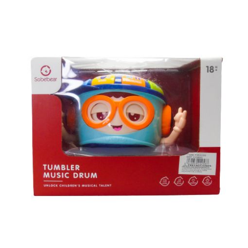 Imagen de TAMBOR MUSICAL CON LUZ Y SONIDO R3800 1/1***