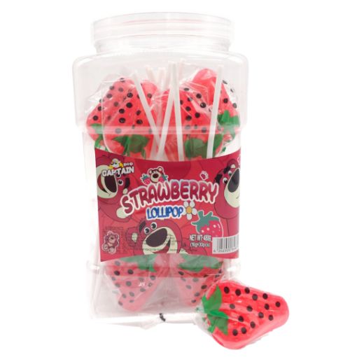 Imagen de PALETA FRESA STRAWBERRY LOLLIPOP 20/30**