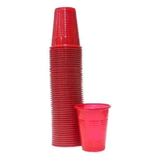 Imagen de VASO 7 COLOR ROJO 50/50**
