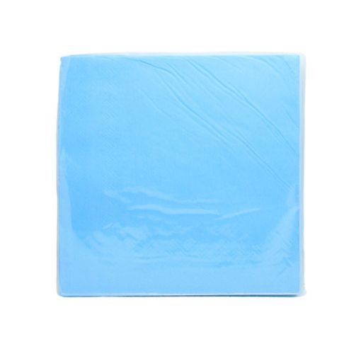 Imagen de SERVILLETA COLOR LISO AZUL CIELO 1/20 **