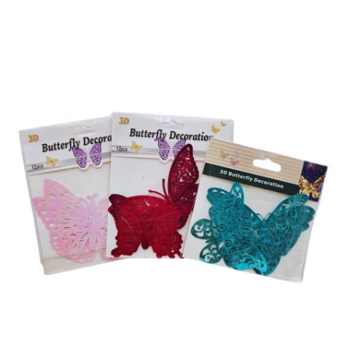 Imagen de MARIPOSAS PARA DECORAR 1/12 **