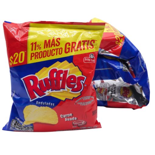 Imagen de PICAD. LAY RUFFLES CARNE ASADA 6/12 20.00**