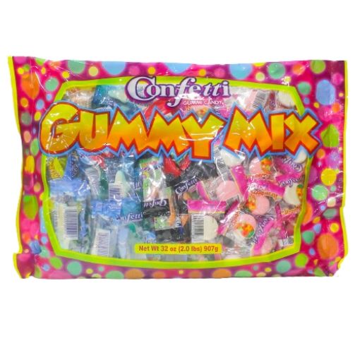 Imagen de GUMMY MIX CONFETTI 32 OZ..