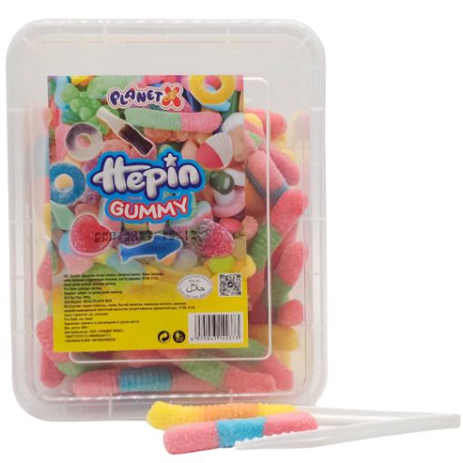 Imagen de GOMITA HEPIN GUSANO 12/600 GR**