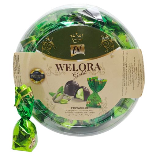 Imagen de CHOC. WELORA PISTACHO 8/110