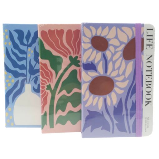Imagen de AGENDA 96PAG 14X9CM FLORES R6074