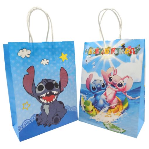 Imagen de BOLSA PAPEL 15X21X8CM STITCH 12/1 