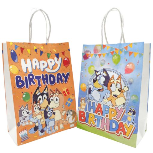 Imagen de BOLSA PAPEL 15X21X8CM BLUEY 12/1