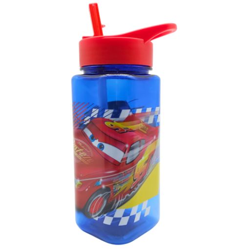 Imagen de BOTELLA CUADRADA CARS 500ML 48/1