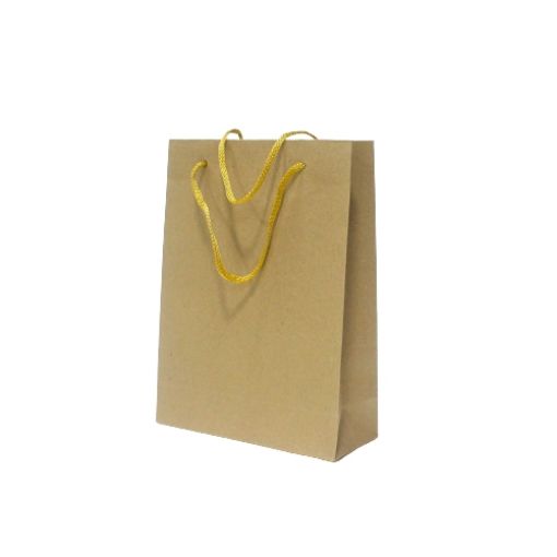 Imagen de BOLSA PAPEL 15X21X8CM MARRON 12/1 .**
