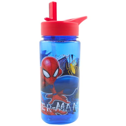 Imagen de BOTELLA CUADRADA SPIDERMAN 500ML 48/1