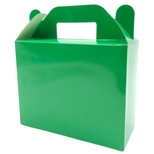 Imagen de CAJITA CARTON 14X11X6CM VERDE BOSQUE 1/10 