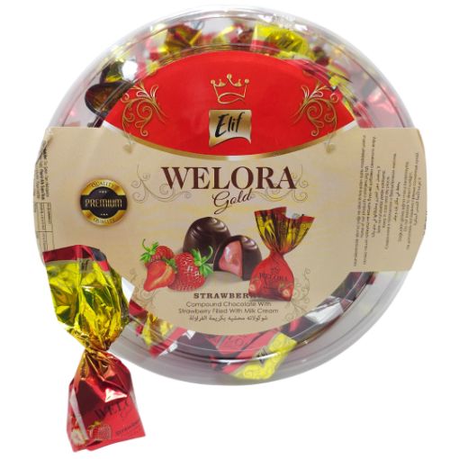 Imagen de CHOC. WELORA STRAWBERRY 8/110