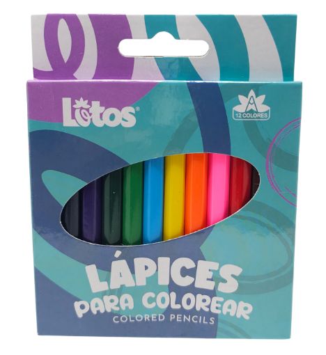 Imagen de LAPICES DE COLOREAR LOTOS 1/12