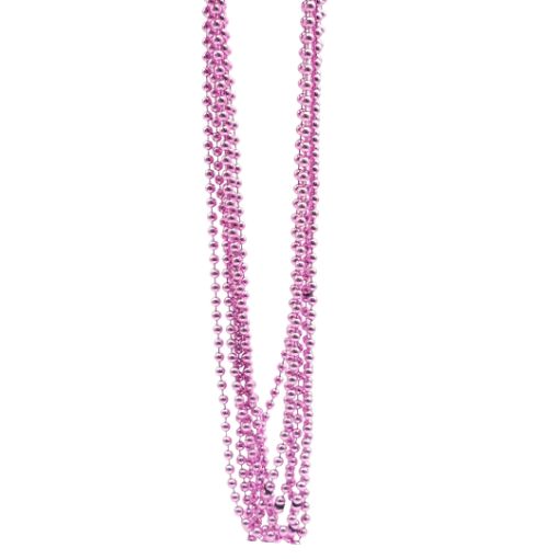 Imagen de COLLAR BOLITAS ROSA 1/6