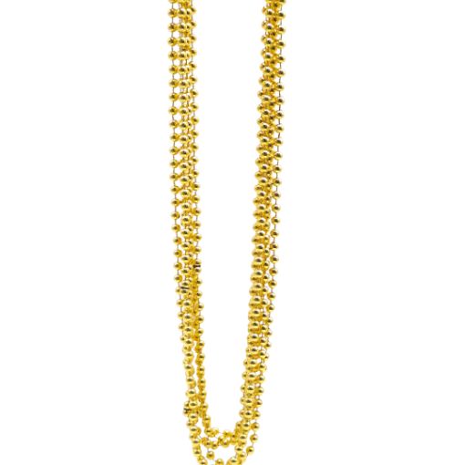 Imagen de COLLAR BOLITAS DORADO 1/6