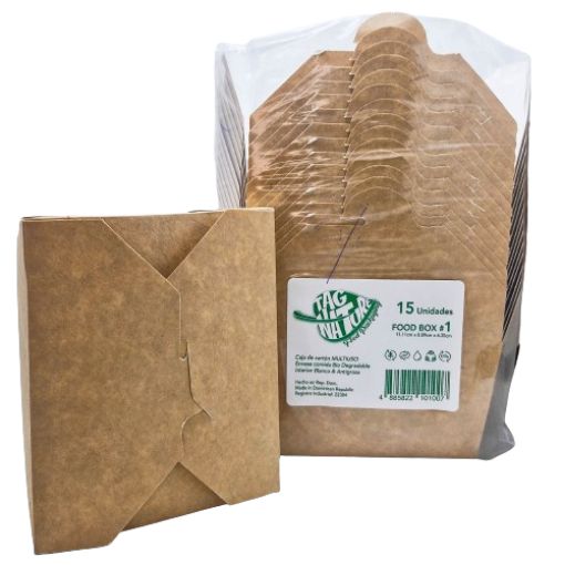 Imagen de ENVASE COMIDA #1 4.3"X3.5"X2.5" 20/15 **