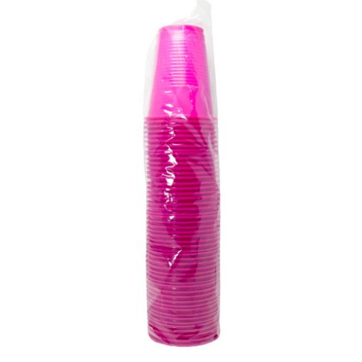 Imagen de VASO 7 COLOR FUCSIA 50/50**