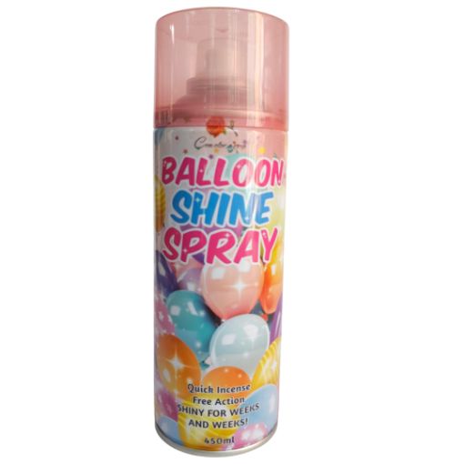 Imagen de SPRAY DE GLOBOS BRILLO OLOR ROSAS 450ML 