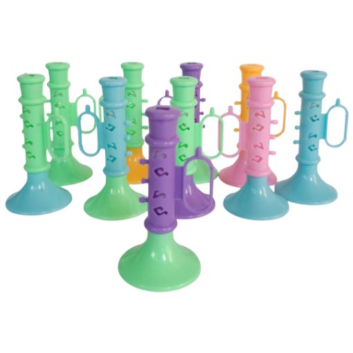 Imagen de TROMPETA BICOLOR KIDS PIÑATERIA 1/10