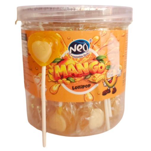 Imagen de PALETA CORAZON MANGO NEO 12/50