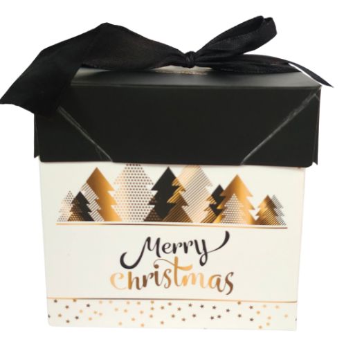 Imagen de CAJA CARTON NAVIDAD CUBO 10X10X10CM